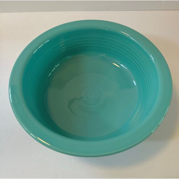 Fiesta USA Nappy Bowl in Turquoise 8.25” Diameter Serving Soup Replacement - Picture 3 of 4
